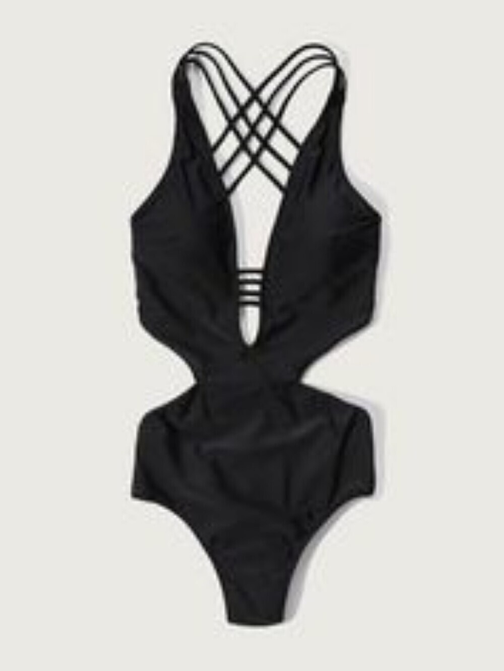 Abrecombie & Firch One-Piece Swim Suit, Color Black Size S